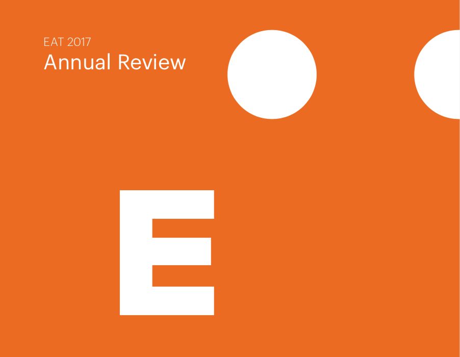 EAT annual review 2017 front cover