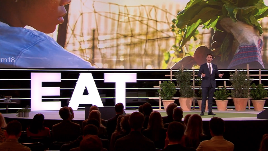 Oliver English, Co-Founder & CEO of Common Table Creative, at the EAT Stockholm Food Forum 2018