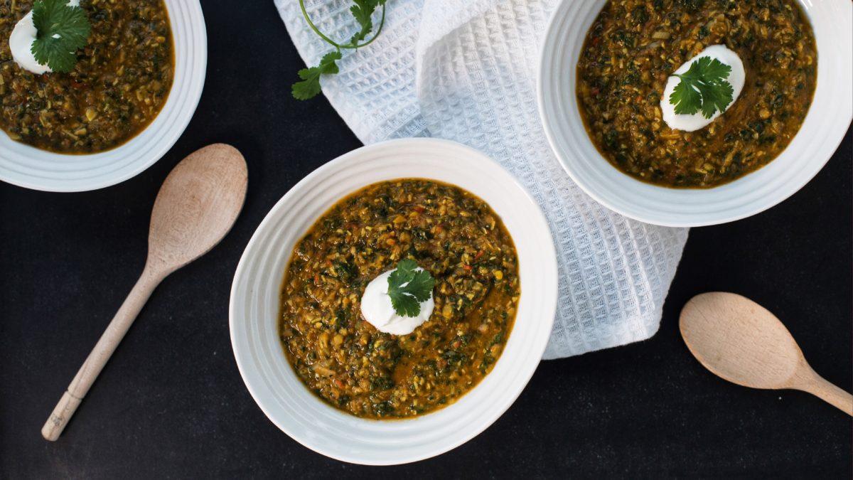Lentil and coconut soup from Mye Smak